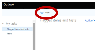 O365 Task new button icon