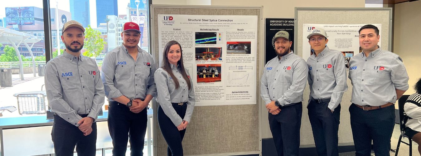 Capstone students presenting thier project