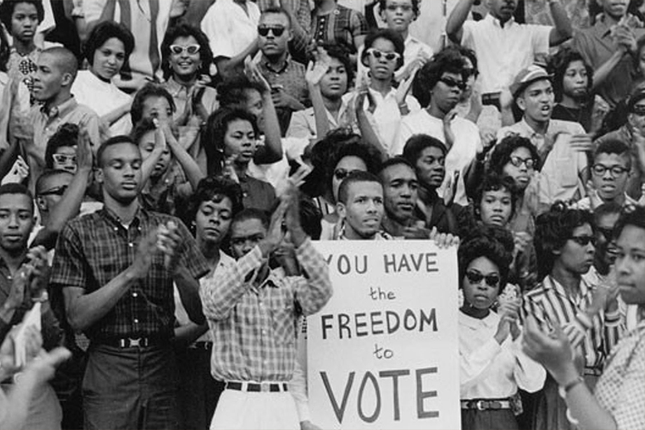 Civil Rights Demonstrations with African American Youth from 1960s 