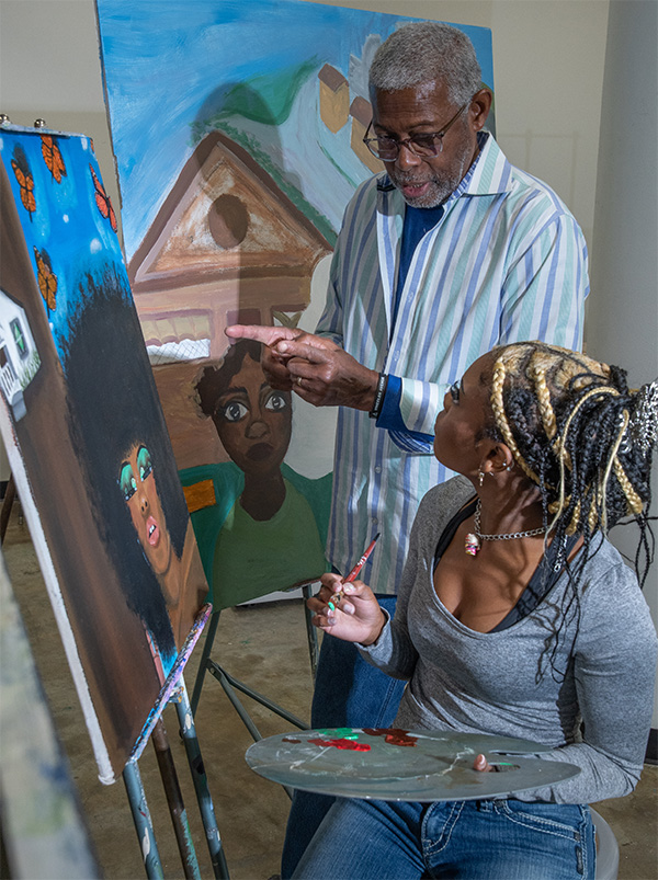 Professor Floyd Newsum Teaching