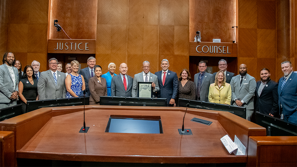 UHD Leadership with Houston Mayor and City Council