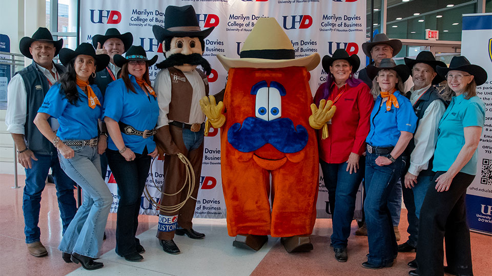 Mascots from the Rodeo at MDCOB