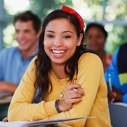 smiling student smiling student