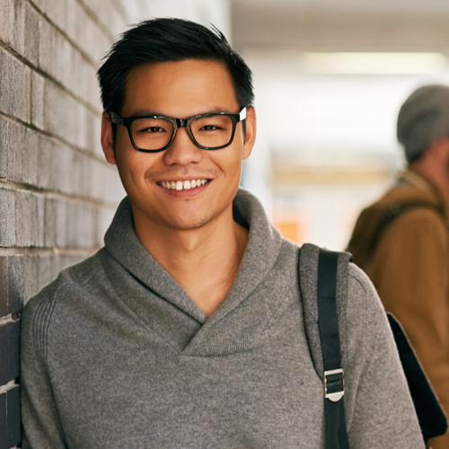 smiling student smiling student