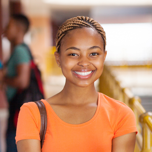 smiling student smiling student