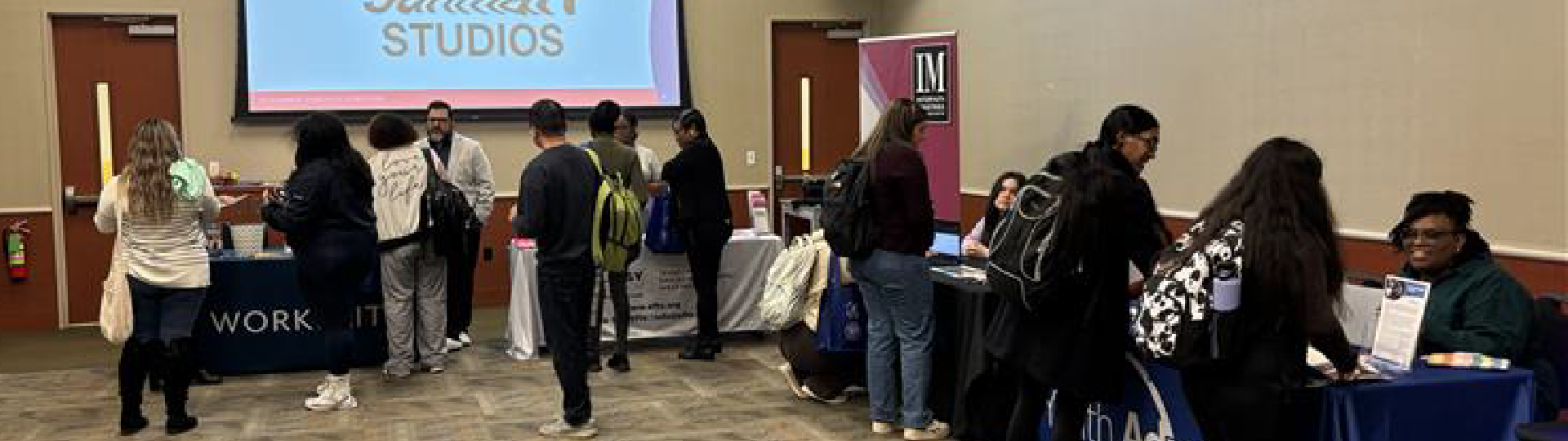 image of students at the CCESL fair