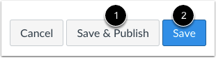 save and publish