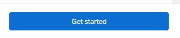 Get started button in Qualtrics