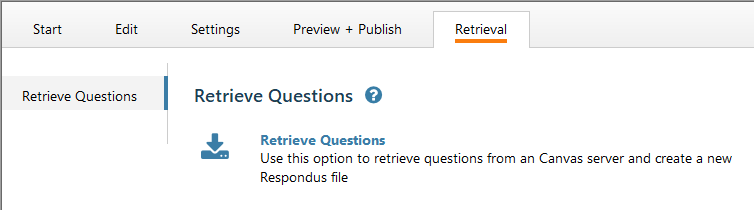 campus wide retrieve questions window