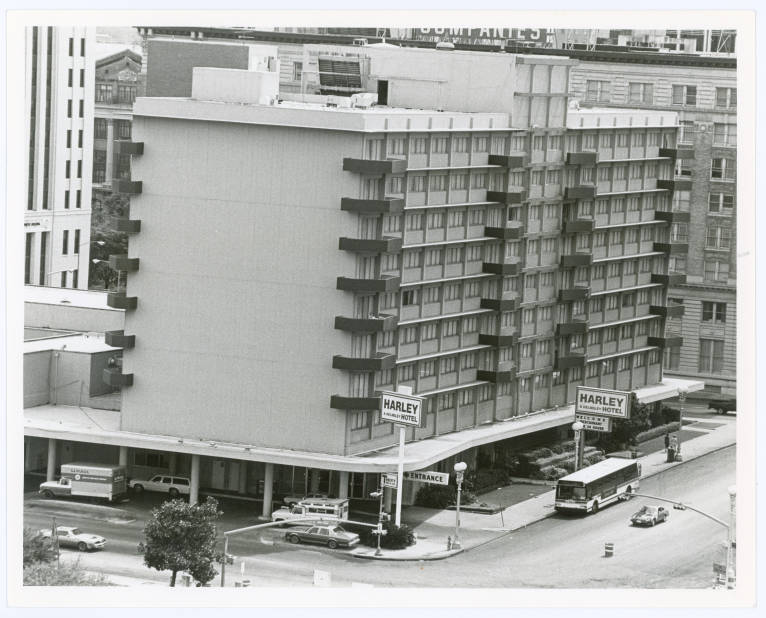 Harley Hotel demolition underway