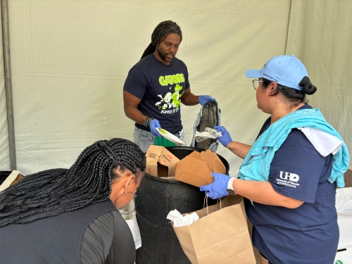 UHD Volunteers at Earth Day Houston