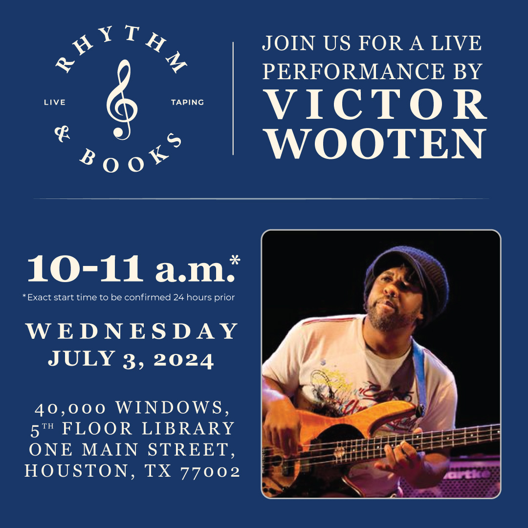 Victor Wooten Rhythm & Books event