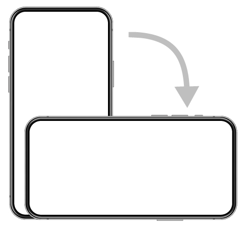 Landscape phone rotaton phone rotation