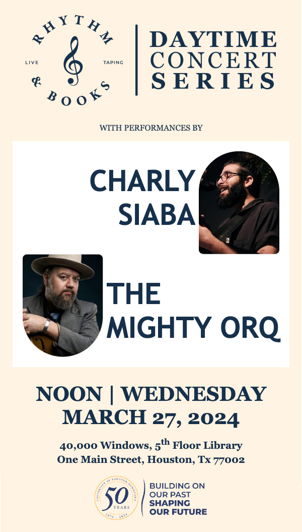 Rhythm & Books Live Concert with Charly Siaba