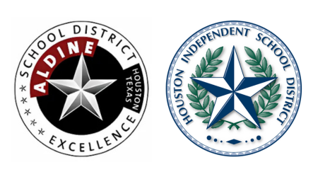 Aldine & Houston ISD logos