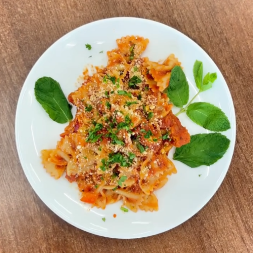 pasta bowl from cia chow at the university of houston downtown