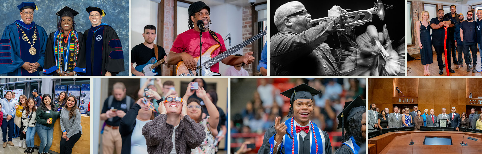 Photo Collage of UHD events